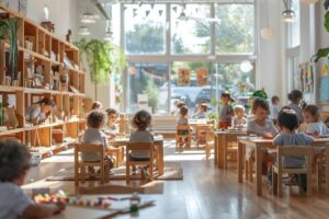 Exploration de l’École Montessori Arc-en-ciel : Un Voyage au Cœur de la Méthode Montessori