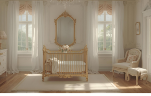 chambre bébé style gustavien